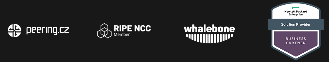 Peering.cz, RIPE NCC, Whalebone, HPE